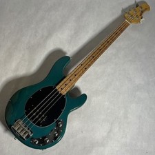 Music Man StingRay 4 Electric Bass Green with Hard Case