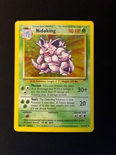 Nidoking Holo Rare Base Set 011/102 MP
