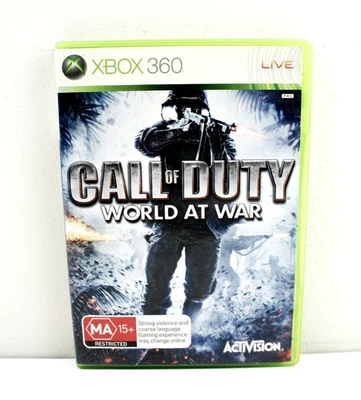 Call Of Duty World At War Microsoft Xbox 360 Game Complete With Manual PAL - image 1 of 4