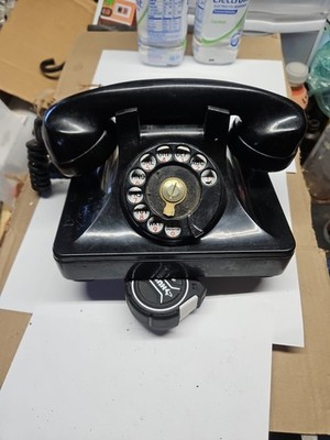 Art Deco Bakelite Rotary Telephone Desk Phone NORTH ELECTRIC Galion 1940s