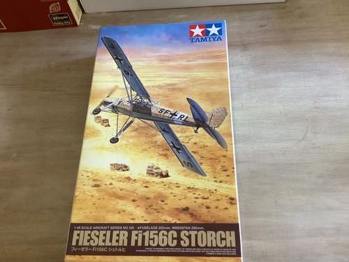 Tamiya Fieseler Fi156C Storch 1/48 – Maquette Avion Neuf – Réf 61100 Kit Avion Allemand