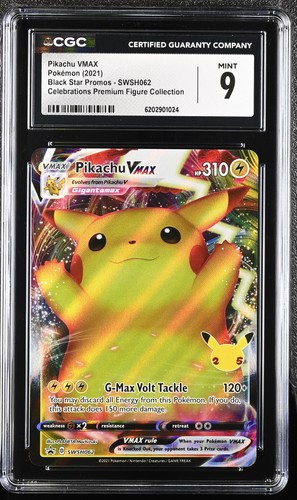 Pikachu VMAX graded CGC 9 for sale on eBay