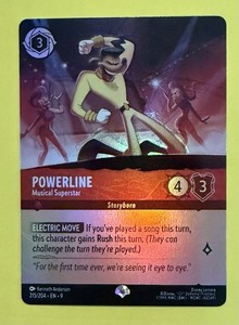 Lorcana ~ Powerline - Musical Superstar (Epic) 215/204 ~ Fabled ~ Pack Fresh