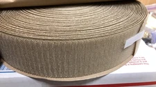 Hook And Loop Fastener Tape 2" Beige Color, 25 Y per roll, Sold by 1 set Sew on