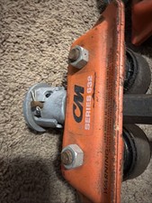 CM Series 632 2 Ton Capacity Push/Pull Hoist Beam Trolley