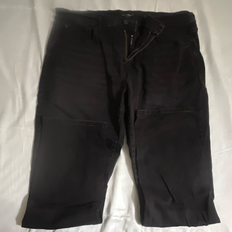 Lucky Brand Los Angeles Men’s Black Slim Denim Jeans, Dark Wash, 5-Pocket