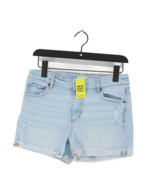 Loft Damen Shorts W 26 in blau Baumwolle mit Elasthan-Abschnitt