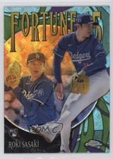 2025 Topps Chrome Logofractor Edition Fortune 15 Roki Sasaki #F15-13 13ql