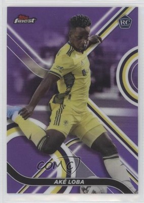 2022 Topps Finest MLS Purple Refractor 83/250 Ake Loba Aké #40 Rookie RC 0y5o