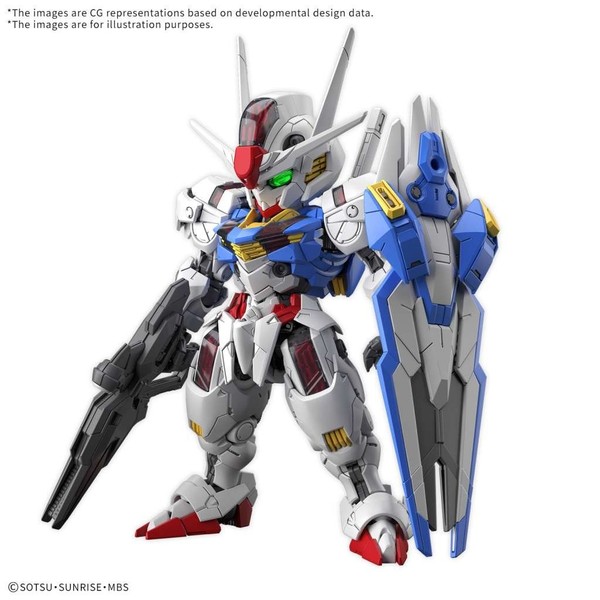 Bandai Master Grade Sd Mgsd Mobile Suit Gundam XVX-016 Gundam Aerial-image