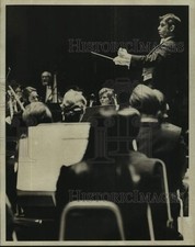 1972 Press Photo View of conductor, New Orleans Theater for the Performing Arts