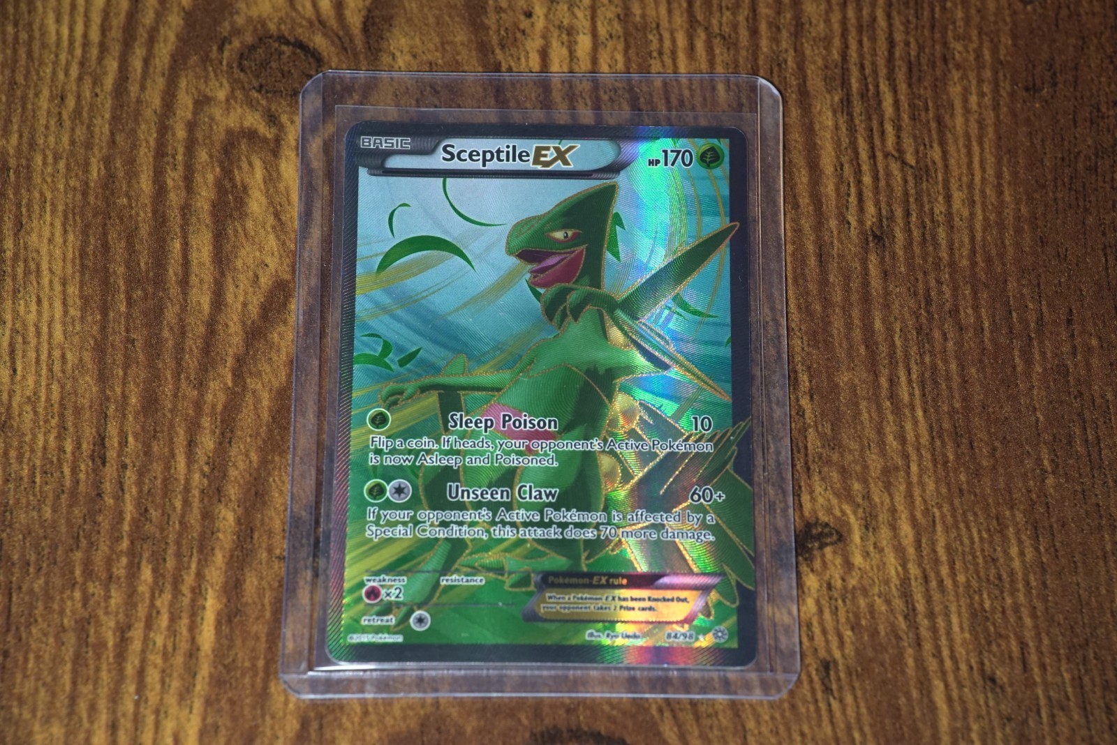 Sceptile EX 84/98 Full Art XY Ancient Origins Ultra Rare Holo Pokemon Card LP/MP