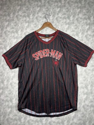 Marvel Boxlunch Spider-Man Short Sleeve Jersey Miles Morales Size 2XL