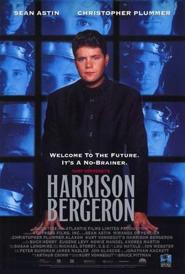 Kurt Vonnegut's Harrison Bergeron Poster 27x40 Sean Astin Christopher Plummer