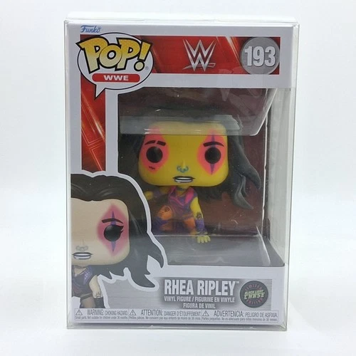 Funko Pop! Rhea Ripley 193 CHASE Black Light WWE Wrestling Vinyl Wrestlemania 40
