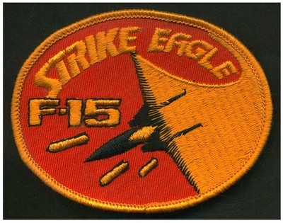 USAF US Air Force F-15 Strike Eagle Patch  L052