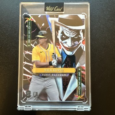 2025 Wild Card Multi Jokers Wild Joker 1/1 RC Rookie - Nick Kurtz