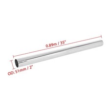 251mm Od Straight Exhaust Pipe Tube Piping 35 Length T304 Stainless Steel
