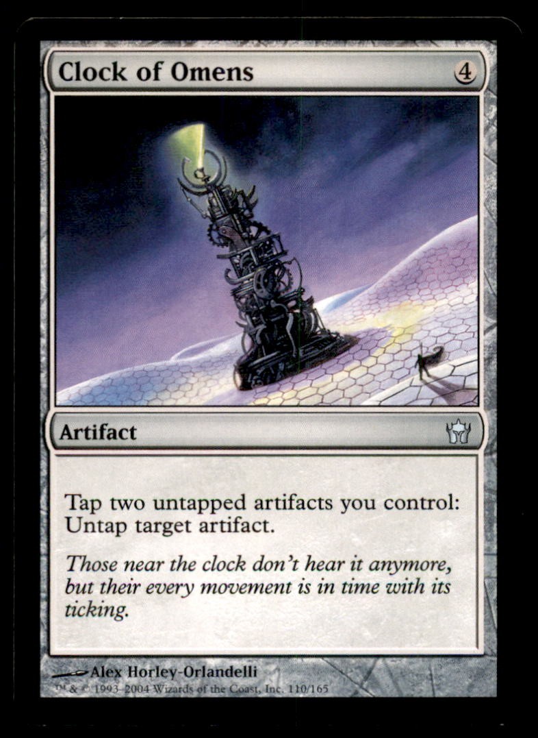 Clock of Omens LP Light Play Fifth Dawn MTG [7728]