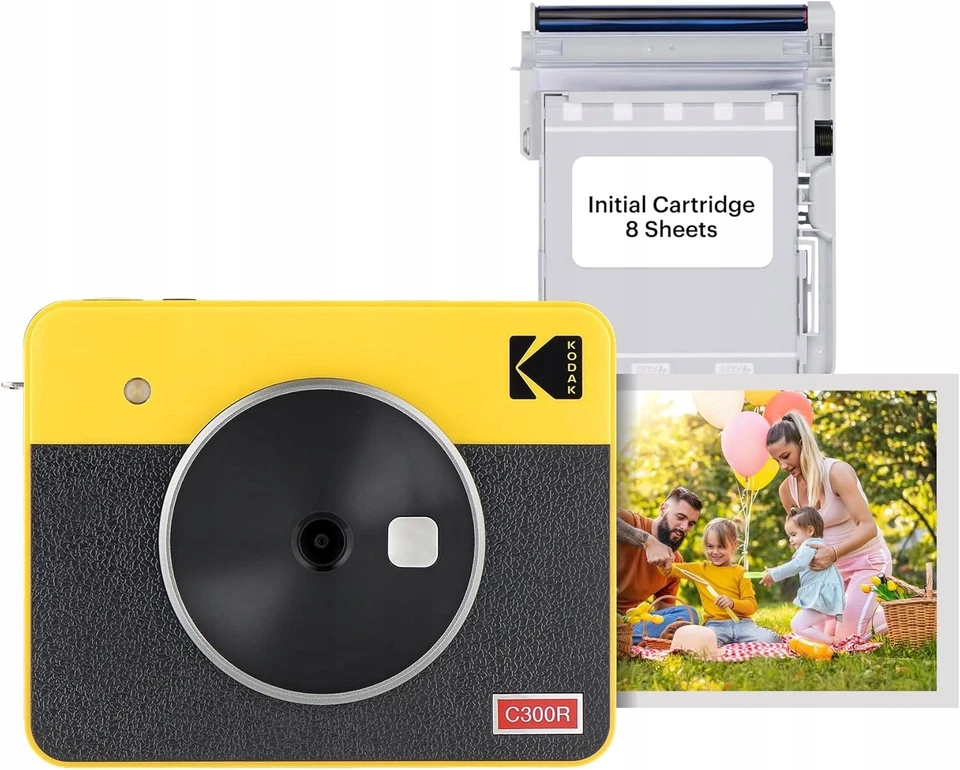Câmera Instantânea e Impressora Fotográfica Kodak Mini Shot 3 Retro C300RY - Imagem 2 de 4