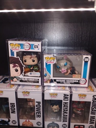 Funko Pop! Vinyl Demon Slayer Tanjiro 874 & Inosuke 1090 Chase Exclusive 2-Pack