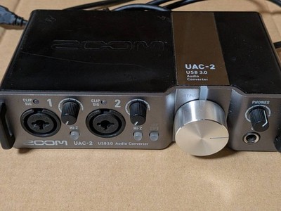 ZOOM UAC-2 USB3.0 Audio Converter Interface 2in 2out Microphone Preamp