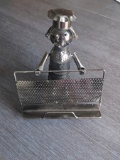 Novelty Scrap Metal Kitchen Recipe Stand Cook Book Holder