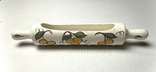 Vintage Clinchfield Artware Ceramic Rolling Pin Pottery Planter Made In USA
