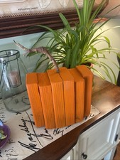 Rustic Farmhouse Wooden Pumpkin, Thanksgiving Fall Decor