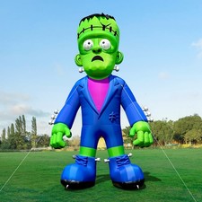 Wellcomer 26 ft Giant Inflatable Frankenstein - Halloween D cor