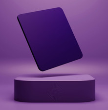 Acrylic Sheet Purple Opaque, Plexiglass Sheet, Dual Side Matte/Glossy 12"x19"
