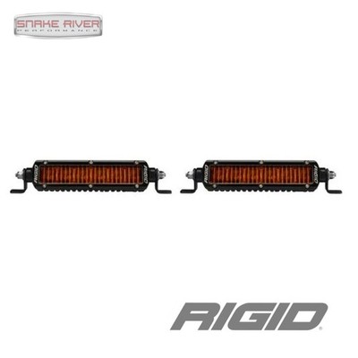 Rigid Industries 906705 SR-Serie SAE 6'' LED Licht Mit Amber PRO Linse Paar