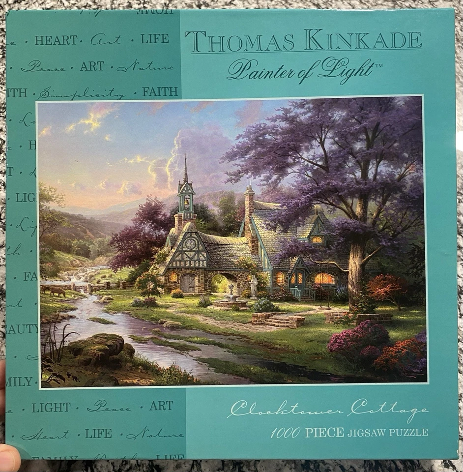 🔴🔵Thomas Kinkade, 4 Puzzle Lot, RARE, 1000 pce each Great Multi-Pack Value🔴🔵 - Image 2 of 4