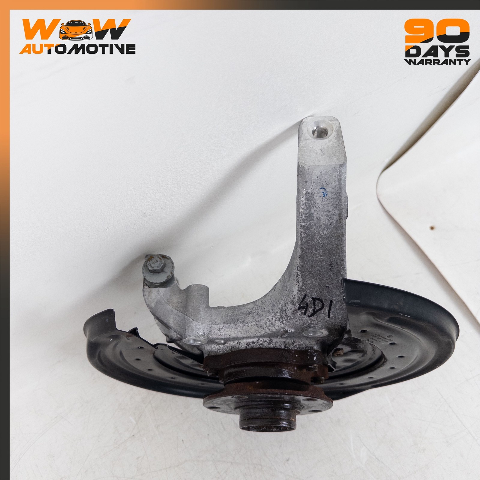 04-13 BENTLEY CONTINENTAL GT FLYING SPUR REAR LEFT SPINDLE KNUCKLE HUB OEM