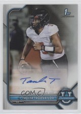 2021-22 Bowman U Chrome Prospect Taulia Tagovailoa #BCPA-TT Auto 2b2
