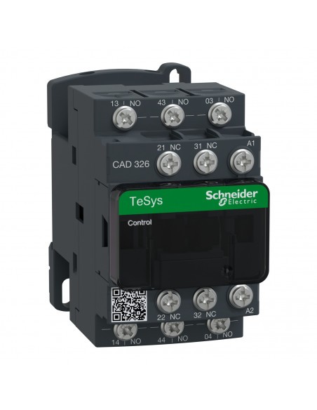 Contacteur Schneider CAD326M7 220V idéal pour gestion de pompes et convoyeurs