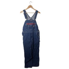Dickies Genuine Denim Bib Overalls Men s Size Small Regular Blue Work Durable SR