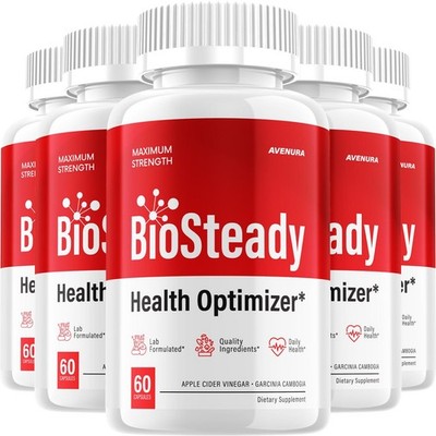 (5 Pack) BioSteady Capsules   Bio Steady Natural Blend Glycogen Support