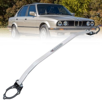 Megan Front Upper Race Tower Brace Strut Bar For 82-91 BMW E30 3-Series RWD