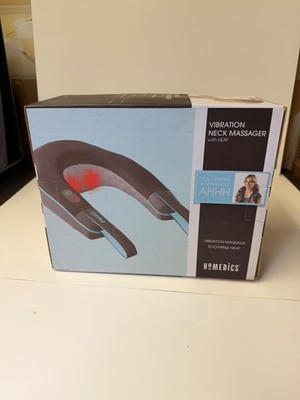 HoMedics Vibration Neck Massager With Heat NMSQ-215BL Neck Shoulder Massage