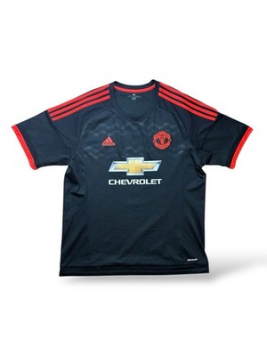 Adidas Manchester United 2015-16 Drittes Trikot Gr. XXL schwarz Original  
