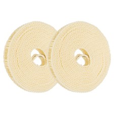 2 Pcs Portable Travel Clothesline, 16.4ft Clothes Line with Hooks, Beige