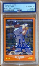 JAY BUHNER MARINERS SIGNED 1988 SCORE ROOKIE & TRADED 95T PSA DNA AUTOGRAPH AUTO