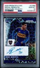 2025 PANINI PRIZM FIFA CLUB WORLD CUP Auto RC MIGUEL MERENTIEL PSA 10 POP 1