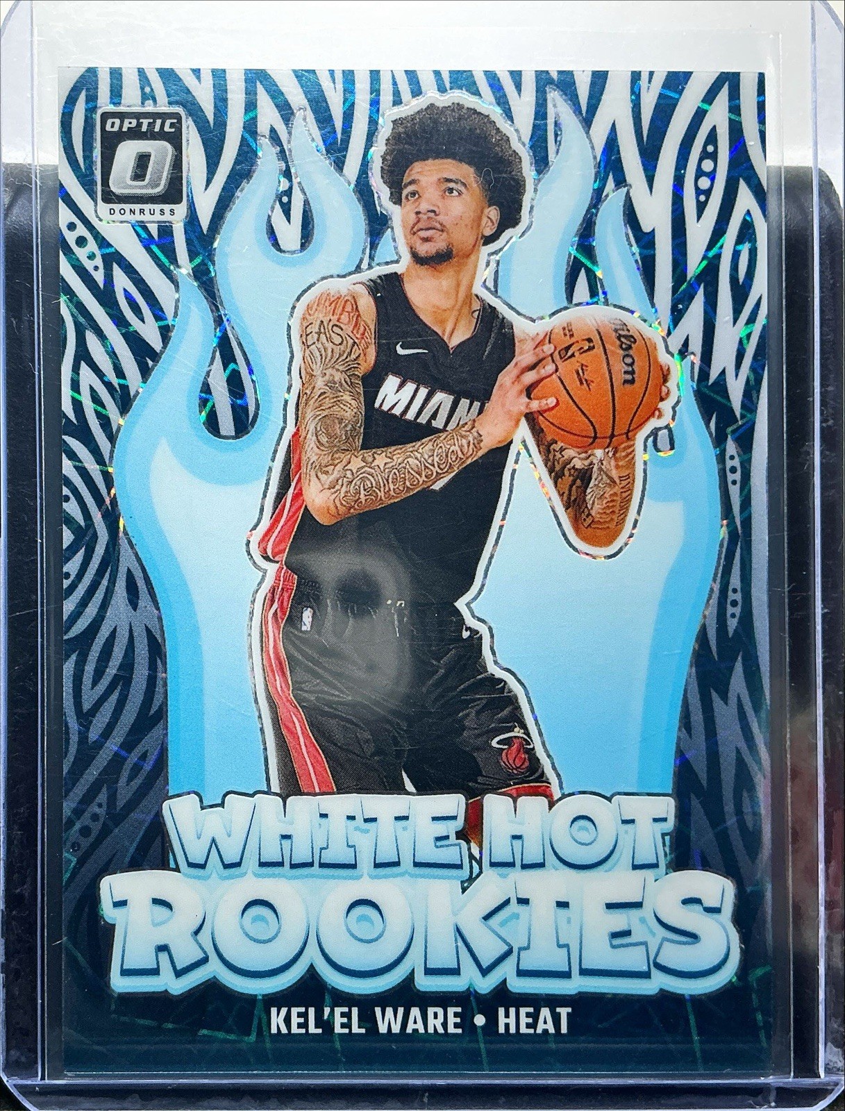 Kel'El Ware 2024-25 Donruss Optic - White Hot Rookies #5 /59 RC White Velocity