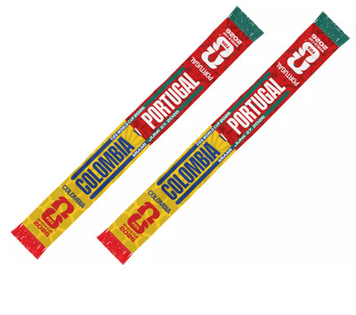NWT 100% Authentic World Cup Columbia vs. Portugal Match Scarf Bank Exclusive