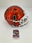WILLIS MCGAHEE / BRYANT MCKINNIE MIAMI HURRICANES SIGNED FULL SIZE HELMET JSA