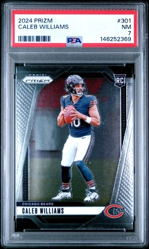 2024 Panini Prizm #301 Caleb Williams PSA 7