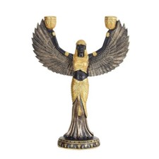G&ouml;ttinnen-Statue mit Fl&uuml;geln kompakt Isis-Statue elegant f&uuml;r Kunstliebhaber