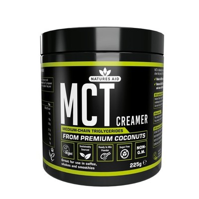 Natures Aid MCT Öl Milchkännchen Pulver - Zu Kaffee Shakes Smoothies hinzufügen - 100